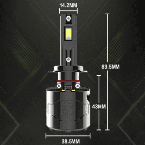 LED ہیڈلائٹ بلب H4 (ہائی/لو) 150 واٹ 11000 لومن