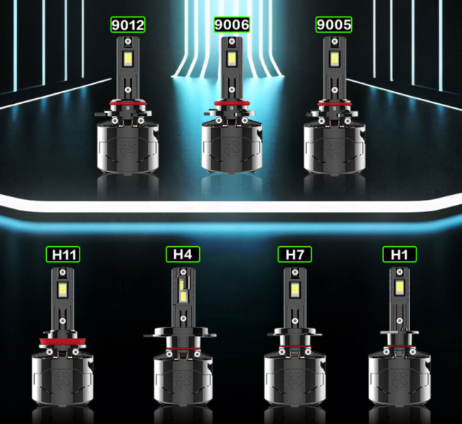 LED ہیڈلائٹ بلب H8/H9/H11 150 واٹ 11000 لومن 2