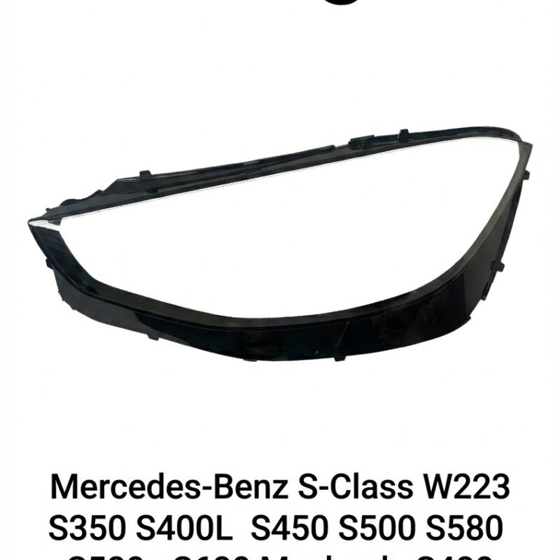 مرسڈیز بینز ایس کلاس W223 2021-2023 ہیڈلائٹ لینز کور – بائیں (ڈرائیور سائیڈ)
